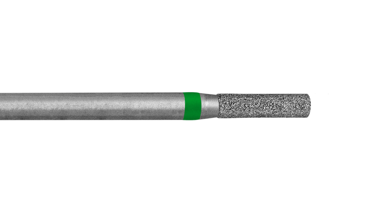 Fräser, diamantiert, Zylinder, Ø 1 x 6 mm, Korn 151 µm, FG-Schaft