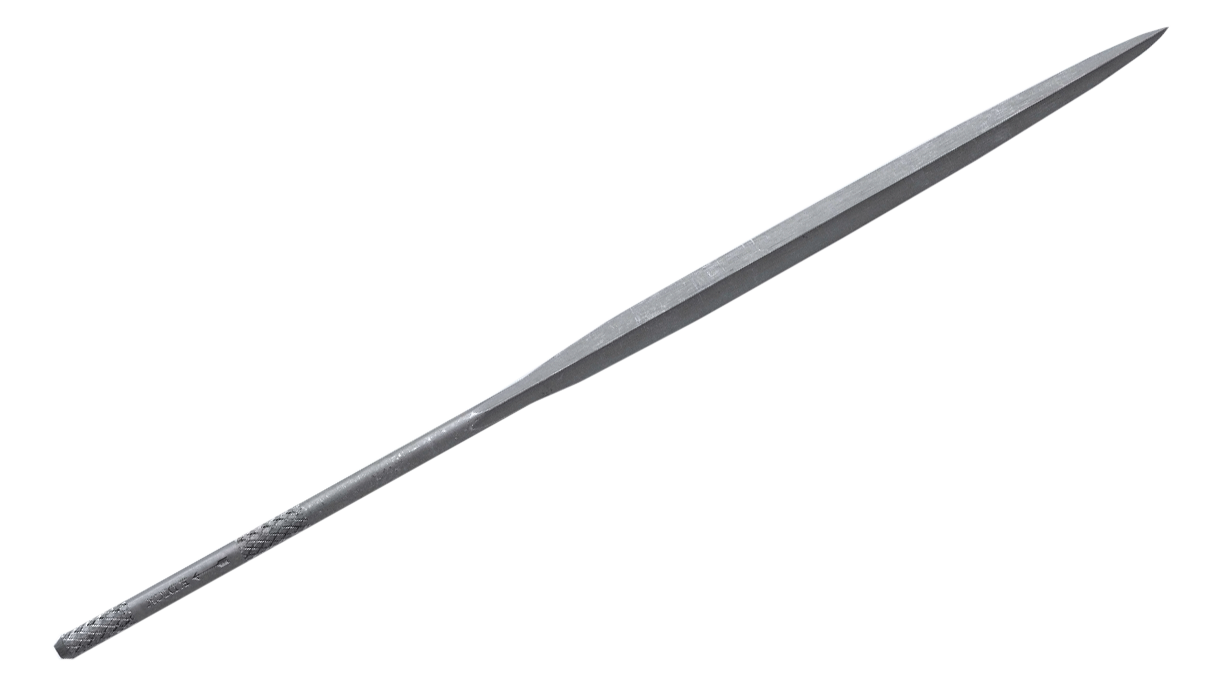 Dick Nadelfeile, Barett, 180 mm, Hieb 1