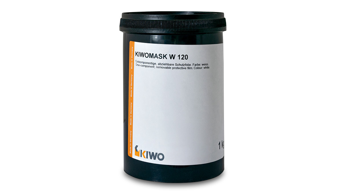 Kiwomask W 120, einkomponentiger, abziehbarer Schutzlack , 1 kg