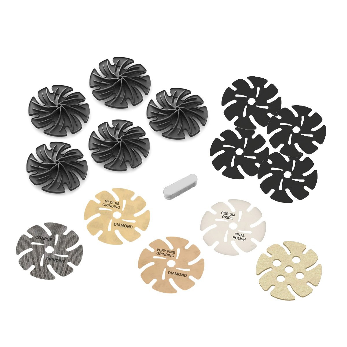 Jooltool Set zum Polieren von Glas und Emaille, Ø 100 mm
