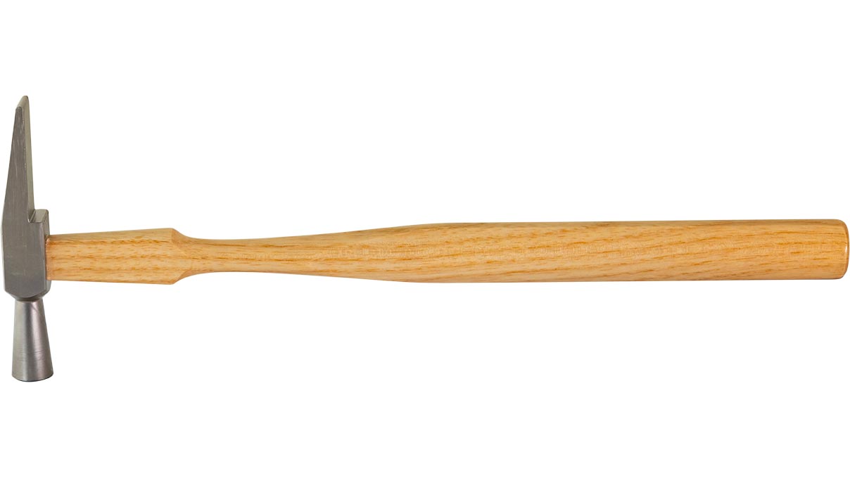 Uhrmacherhammer, 70 g, Kopf aus Stahl, 80 mm, Länge 245 mm