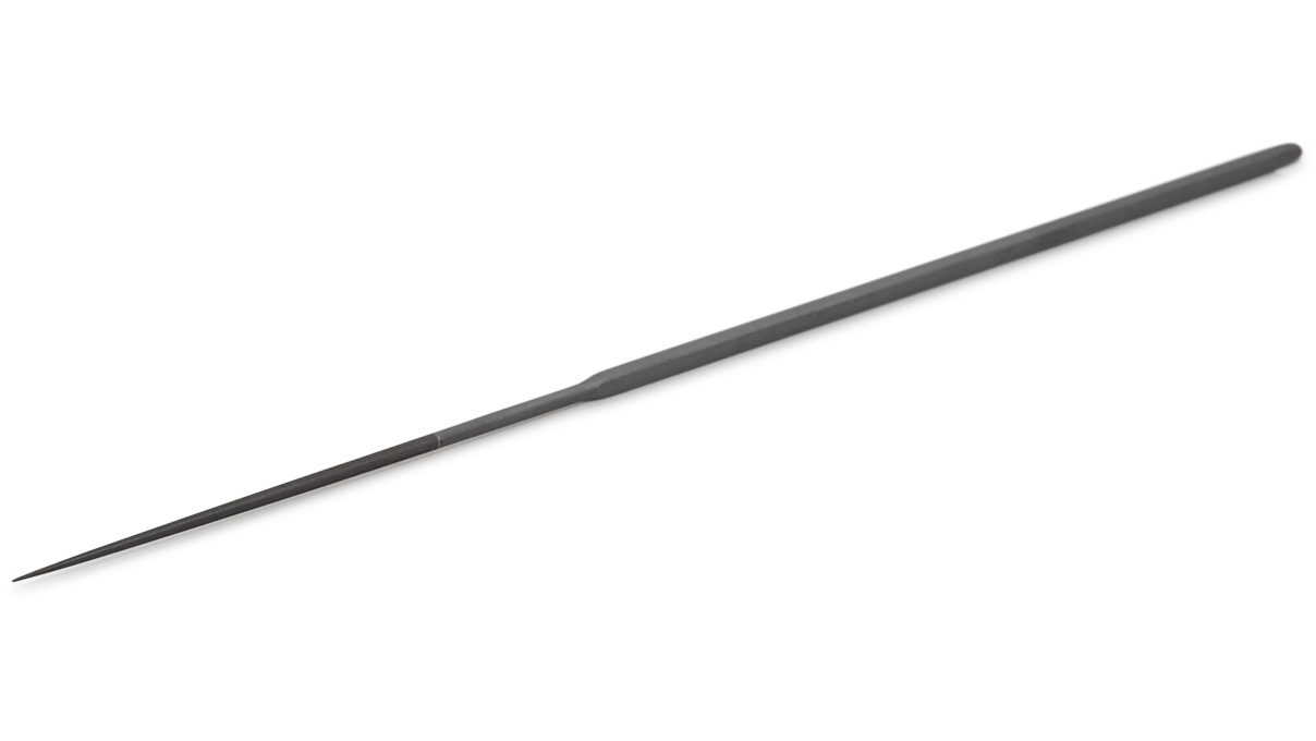 Diamant-Nadelfeile, rund, Körnung D 15, Belag 40 mm, Länge 140 mm