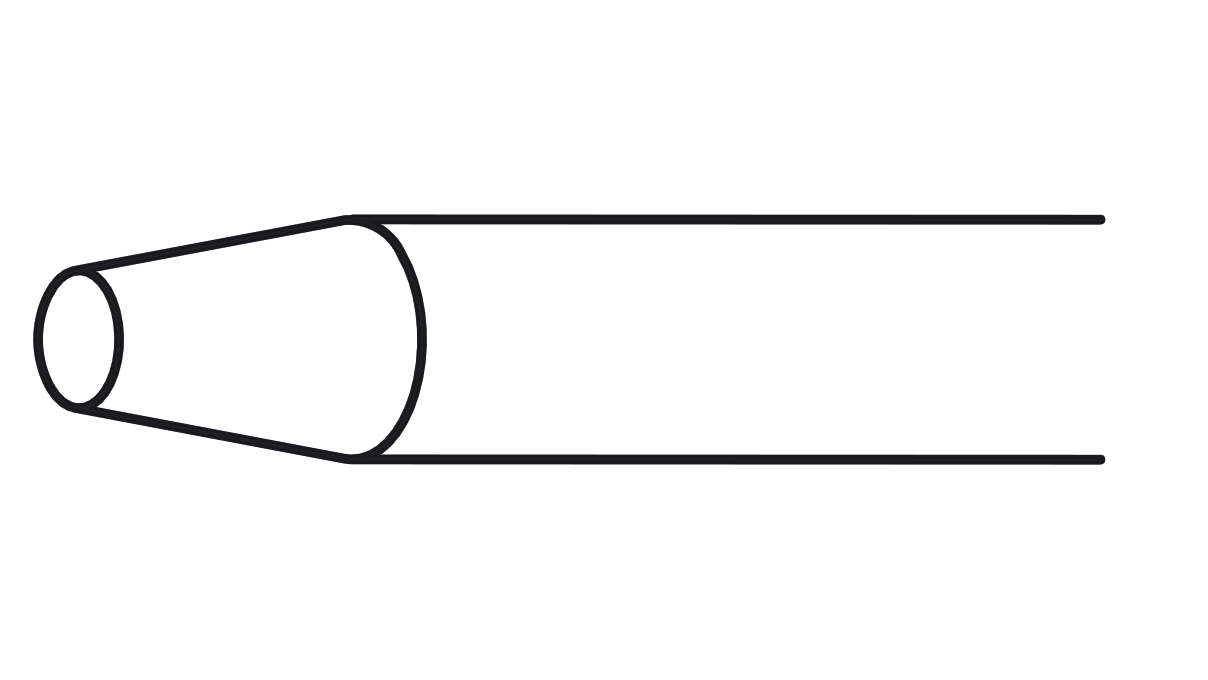 Bergeon 15285-035 Punze, rund, Ø 4,5 mm, Silberstahl