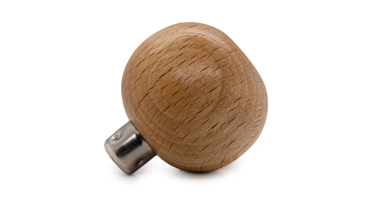 Stichelheft, lackiert, Kugelform, Ø 34 mm, Länge 40 mm