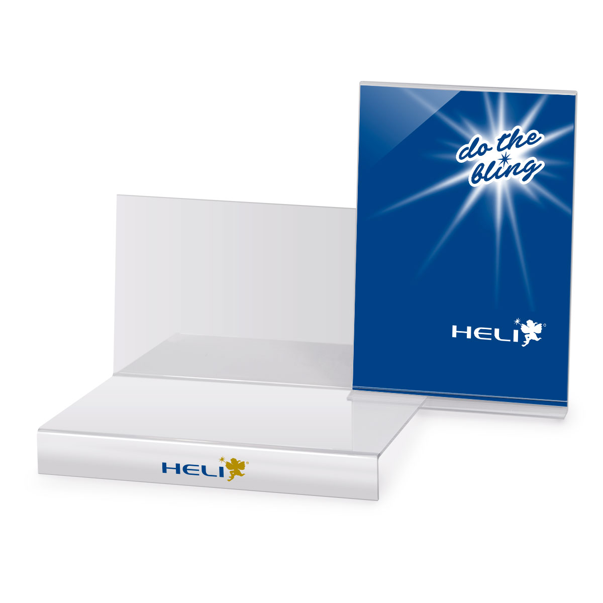 Heli Acryldisplay für Pflegemittel