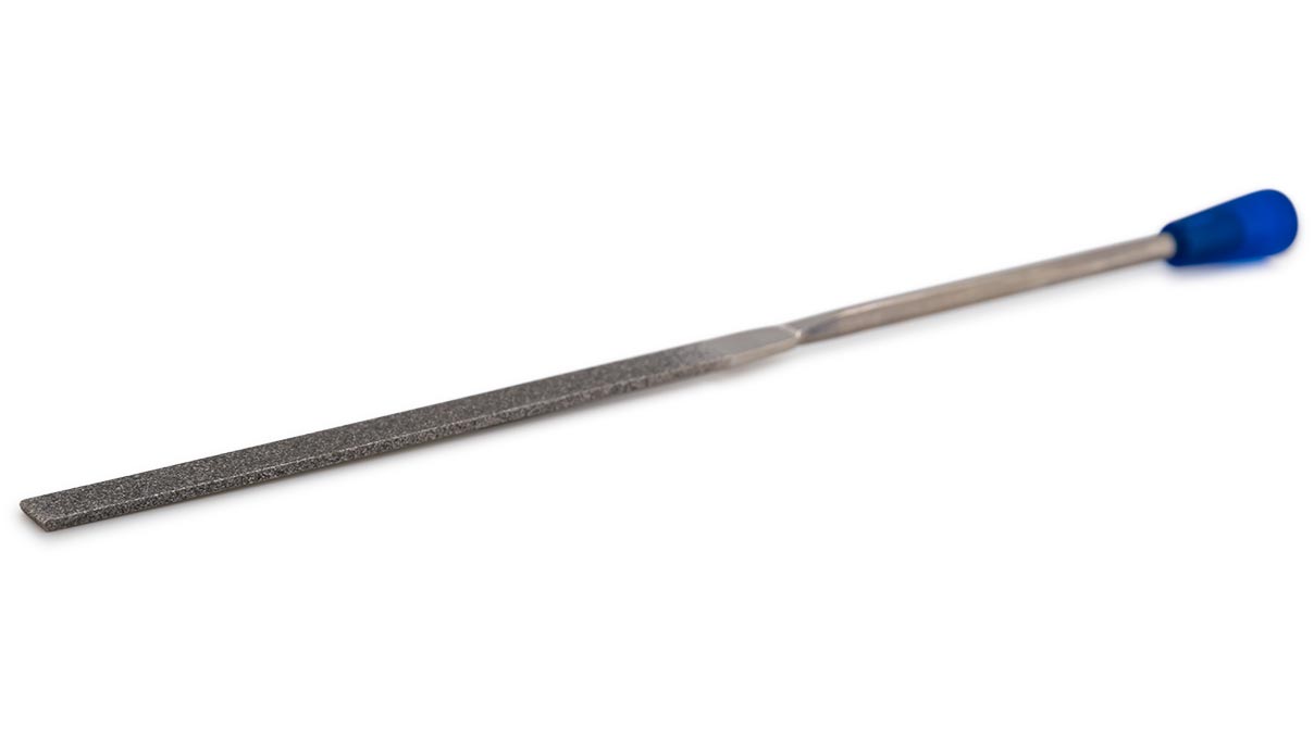 Diamant-Nadelfeile, flachstumpf, Körnung D 126, Belag 70 mm, Länge 140 mm