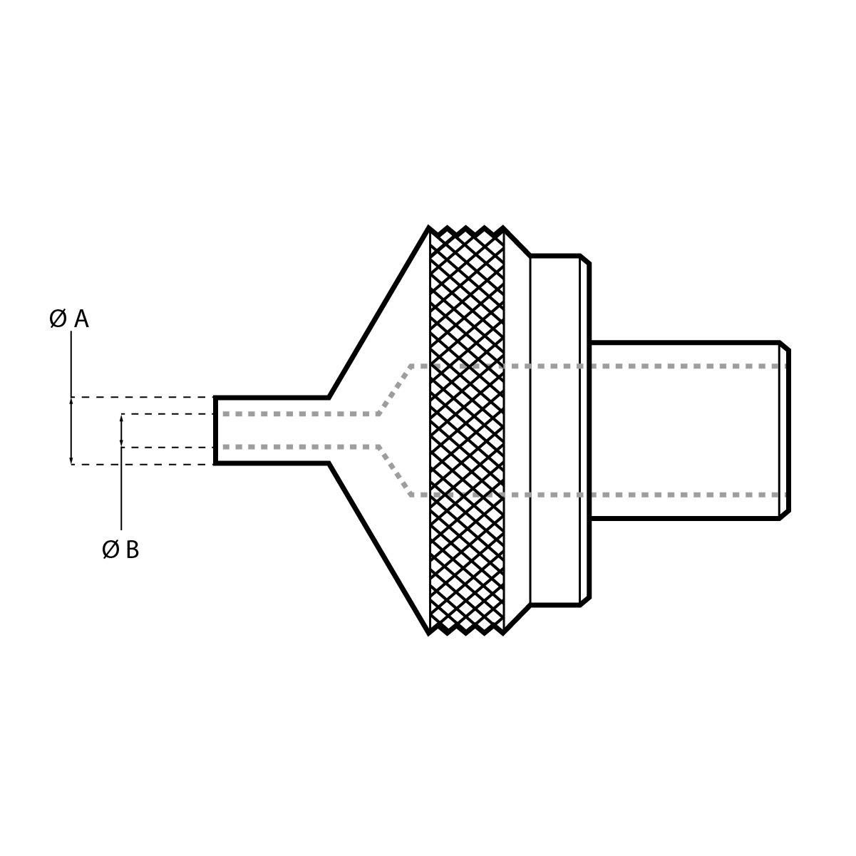 Ambösschen HORIA N°130 Ø ext. 2.20 mm - Ø int. 1.40 mm