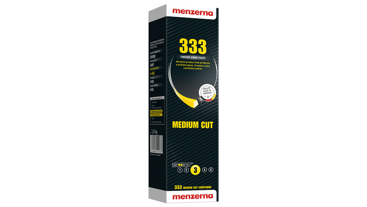 Menzerna 333 abrasive Chromoxidpaste, grün, 1,4 kg